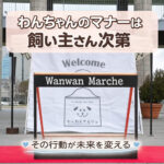 わんちゃんのマナーは飼い主さん次第
