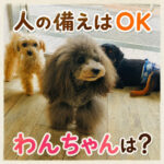 人の備えはOKわんちゃんは？