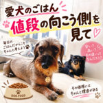 愛犬のごはん値段の向こう側を見て